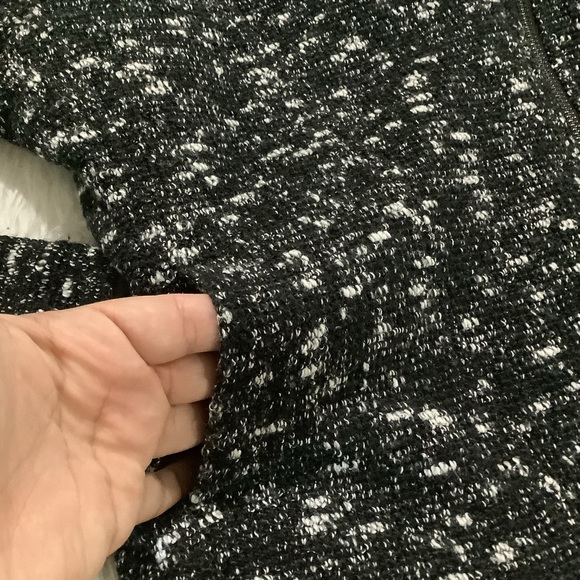 Banana republic black rocker jacket side zipper size 4 - Picture 4 of 10